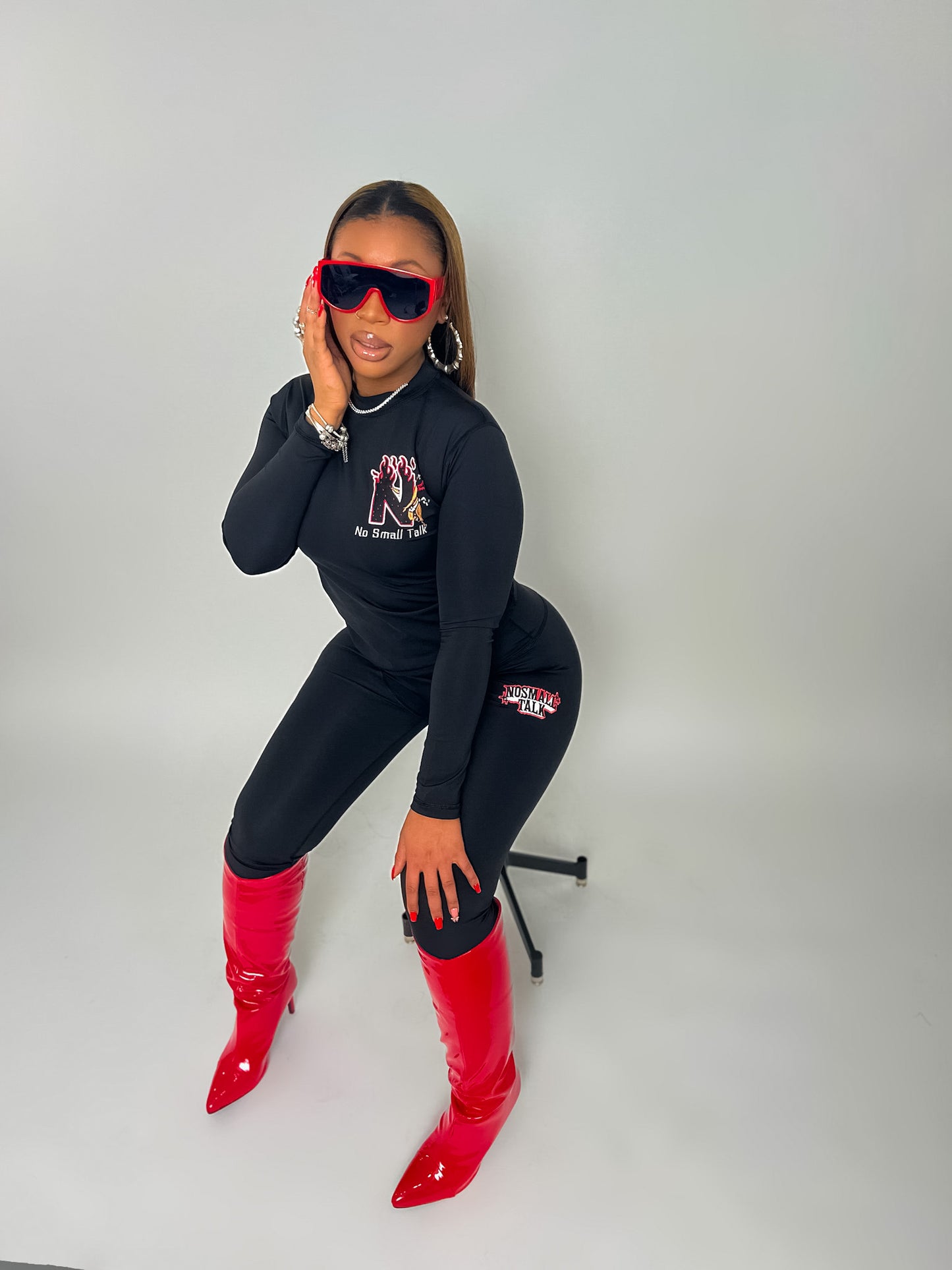 No Small Talk Women’s Leggings Sets