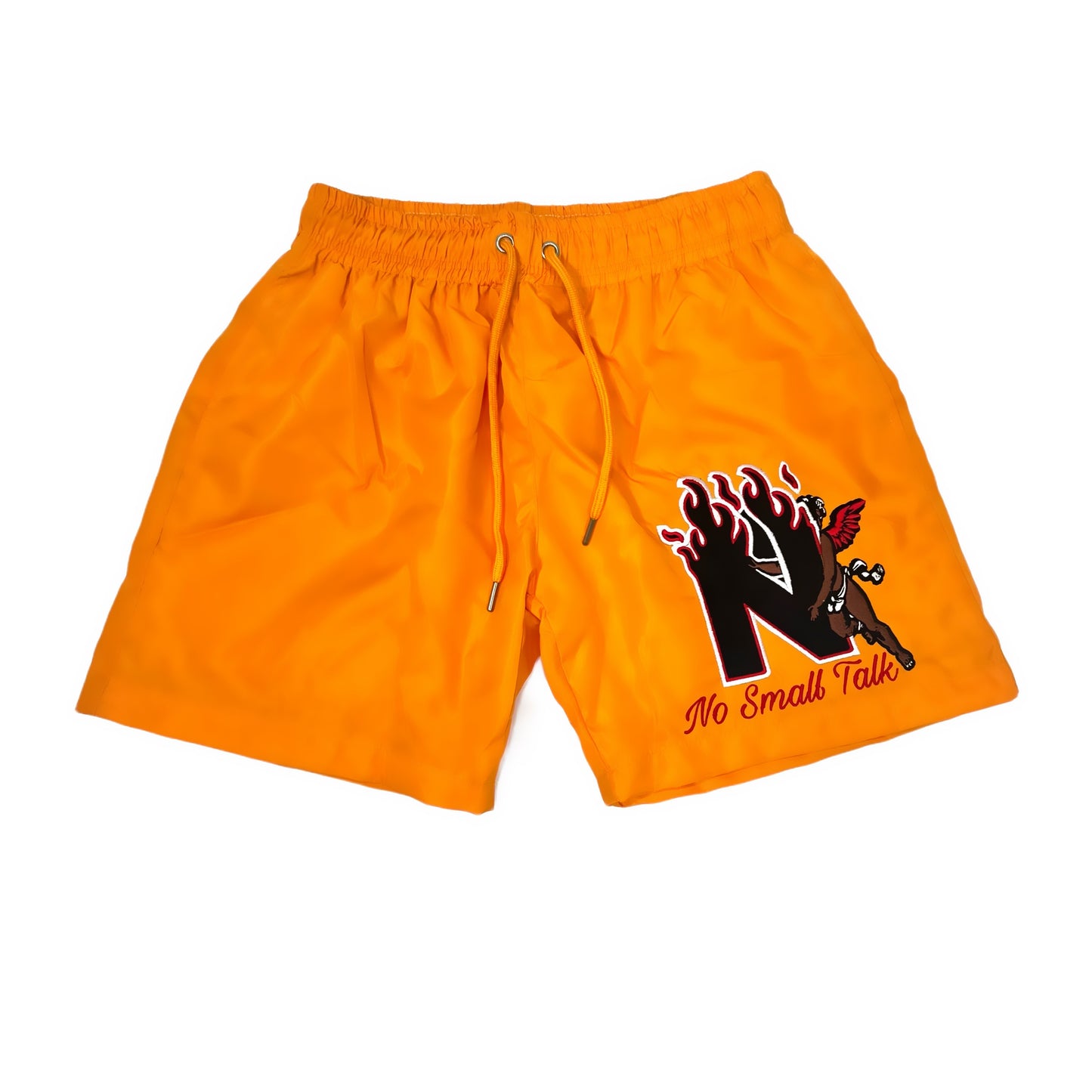 Orange Windbreaker Short